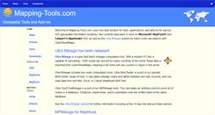 Desktop Screenshot of mapping-tools.com